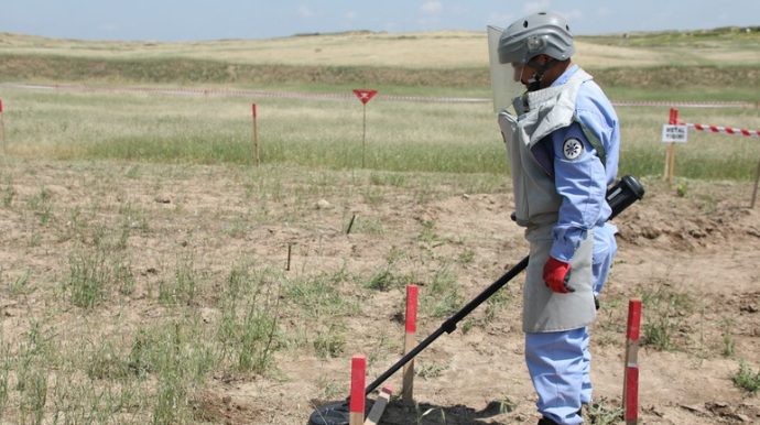Azad olunan ərazilərdə daha 104 mina aşkarlanıb