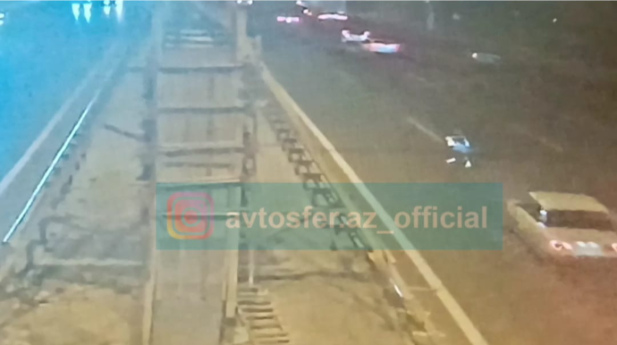 Mərdəkan yolunda "07" piyadanı belə vurdu:  keçid hələ tikilir...  - VİDEO