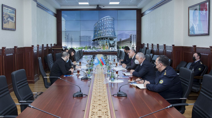 DGK sədri BMT-nin Azərbaycandakı rezident əlaqələndiricisi ilə görüşüb - FOTO 