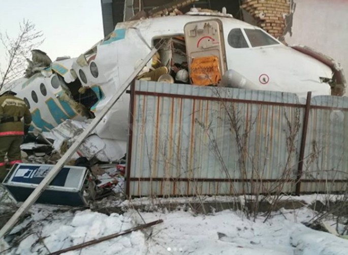 Qazaxıstanda qəzaya uğramış sərnişin təyyarəsinin qəza səbəbləri məlum olub