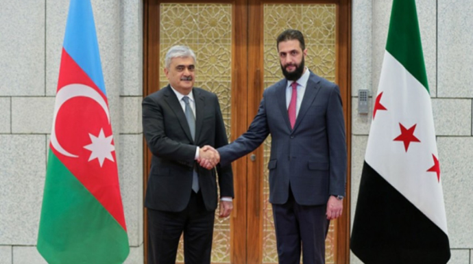 Əl Şaraa Samir Şərifovu qəbul etdi 