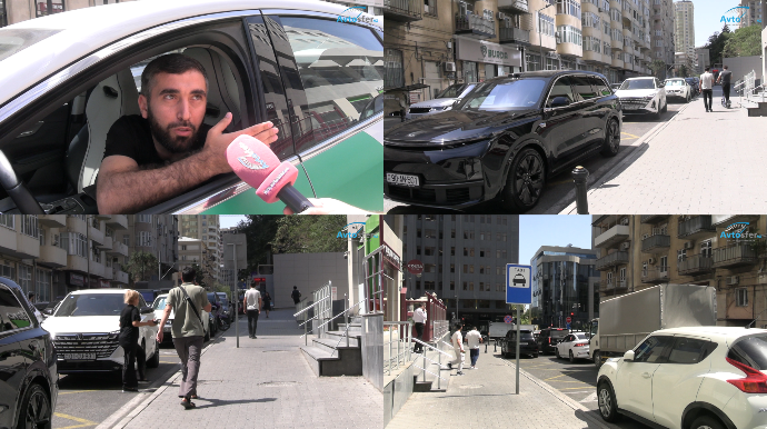 Yasamalda taksi duracaqları digər avtomobillər tərəfindən zəbt olunur – SÜRÜCÜLƏR NARAZIDIR   - VİDEO