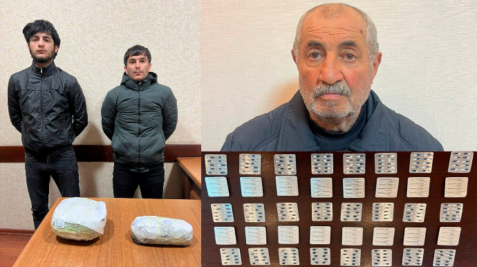 Bakıda 3 narkokuryer ələ keçdi   - VİDEO