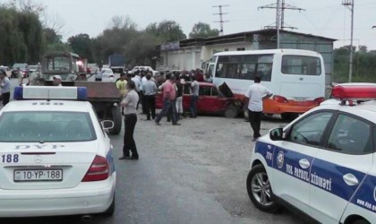 Bakıda “Cadillac” piyadanı vurub