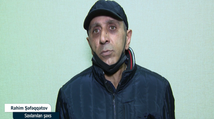 Keçmiş məhkum “Kalaşnikov”la tutulub - VİDEO 