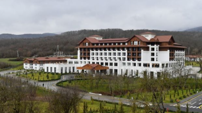 İlham Əliyev və Mehriban Əliyeva “Şabran” İstirahət Kompleksinin açılışında