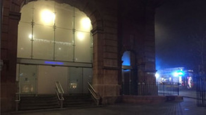 Avtovağzal yanır - VİDEO