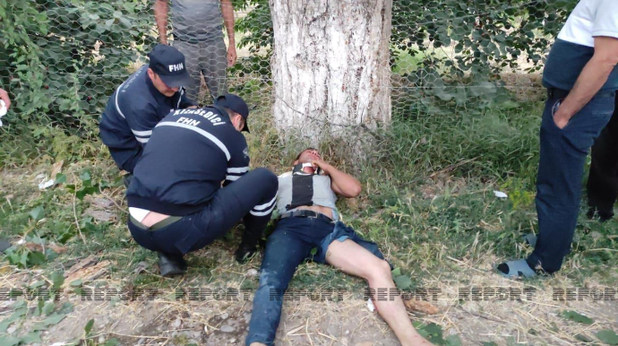 Xaçmaz sakini özünü ağacdan ataraq intihara cəhd edib - FOTO