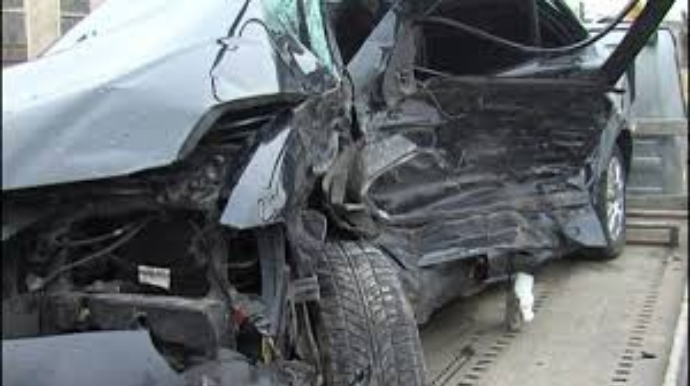 Qobustanda "Kia" "Kamaz"a çırpıldı; 1 ölü, 3 yaralı  