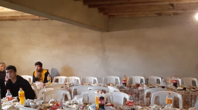 Masallıda gizli toy mərasimi təşkil edənlər cərimələndi  - FOTO