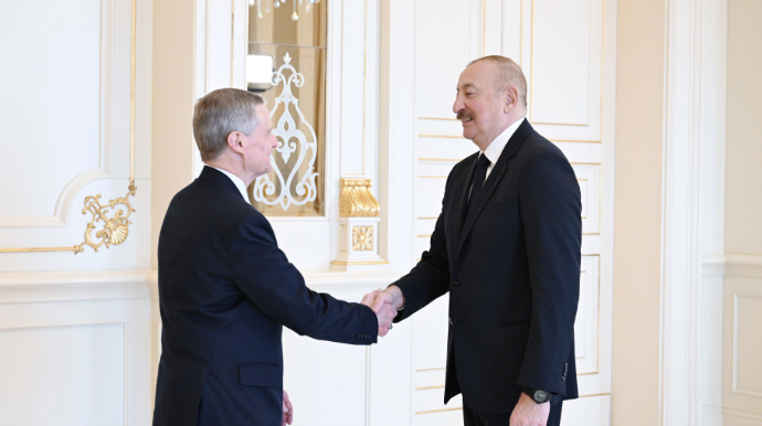 Prezident qəbul keçirdi - FOTOLAR 