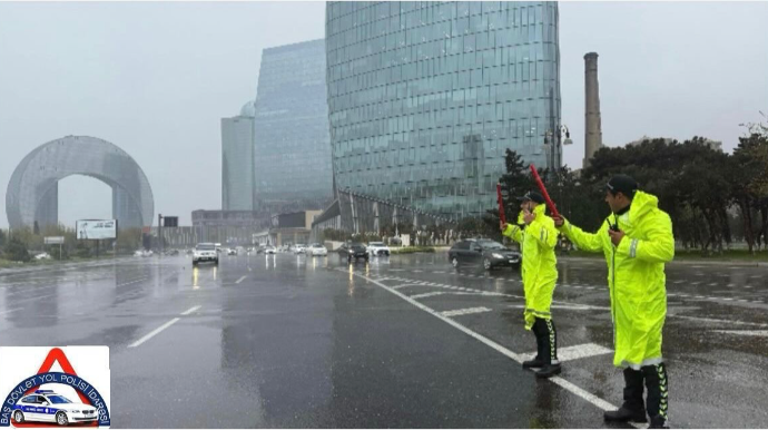 DYP yağmurlu hava ilə bağlı sürücülərə müraciət etdi 