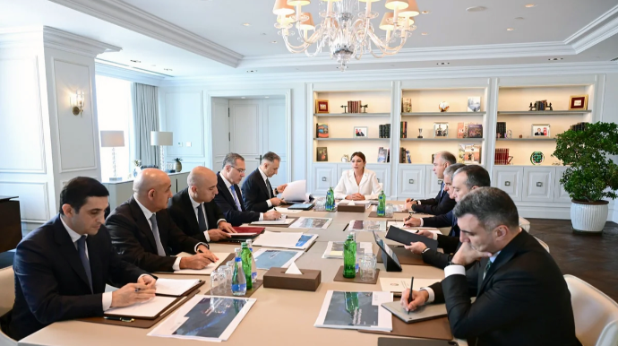 Mehriban Əliyevanın sədrliyi ilə Rəqəmsal İnkişaf Şurasının ilk iclası keçirilib - FOTO 
