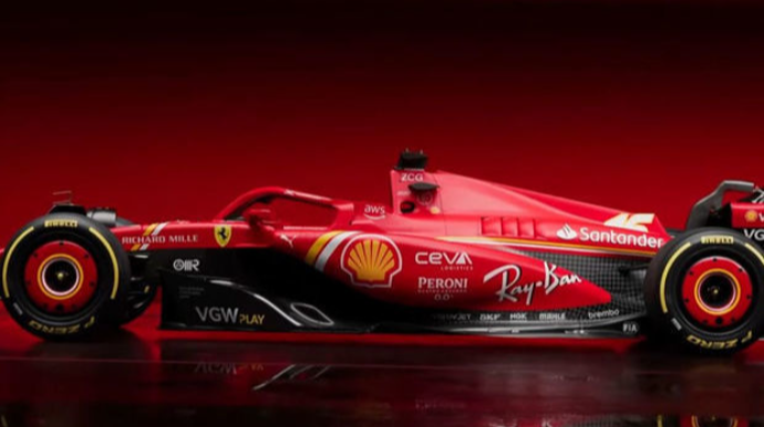 "Феррари" продемонстрировала болид на новый сезон "Формулы-1" - ФОТО 
