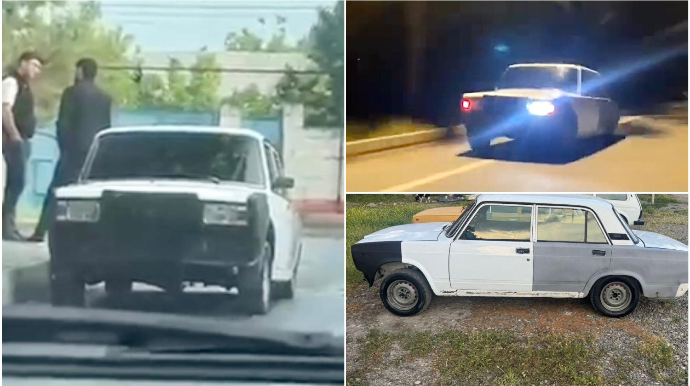 Mingəçevirdə qaydaları pozan sürücü saxlanıldı; yetkinlik yaşına çatmadığı bəlli oldu   - VİDEO