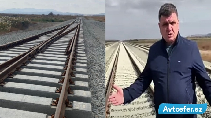 Zəngilan və Cəbrayılda dəmir yolunun çəkilməsi sürətlənib - Ağalıda da stansiya olacaq - VİDEO 