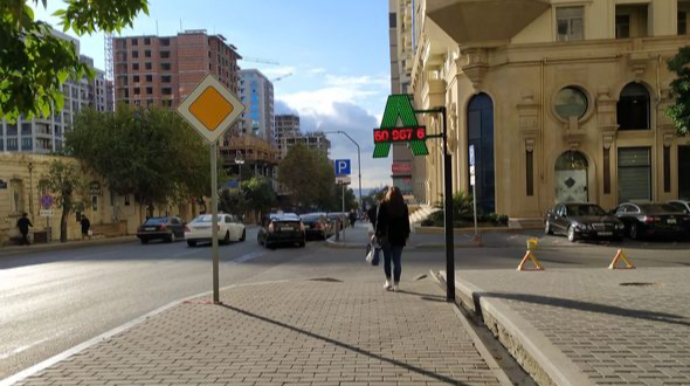 Bakının mərkəzində səki problemi - VİDEO