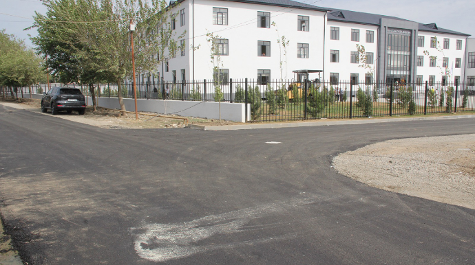 Cəlilabadın Göytəpə şəhərinin küçələri asfaltlanır - FOTO