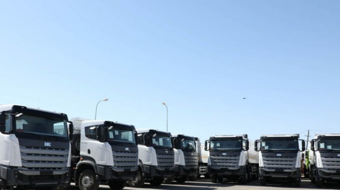 Qarabağdakı yollara xidmət üçün alınmış maşın və mexanizmlər təqdim edilib  - FOTO