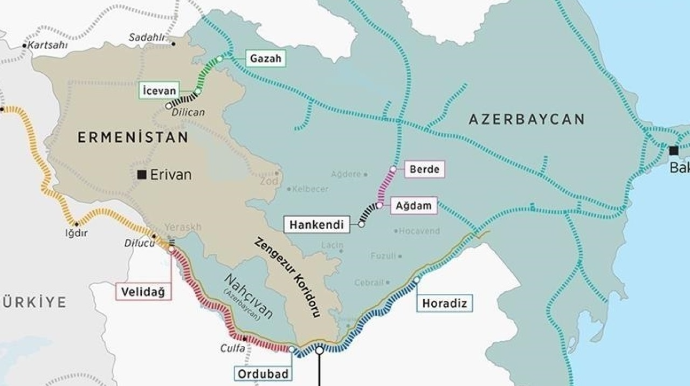 Türkiyə Zəngəzur dəhlizinə qoşula bilmək üçün 2,4 milyard avro aldı