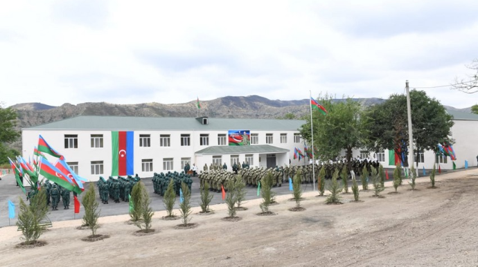Qubadlı və Laçında yeni hərbi hissələr fəaliyyətə başladı  - FOTO