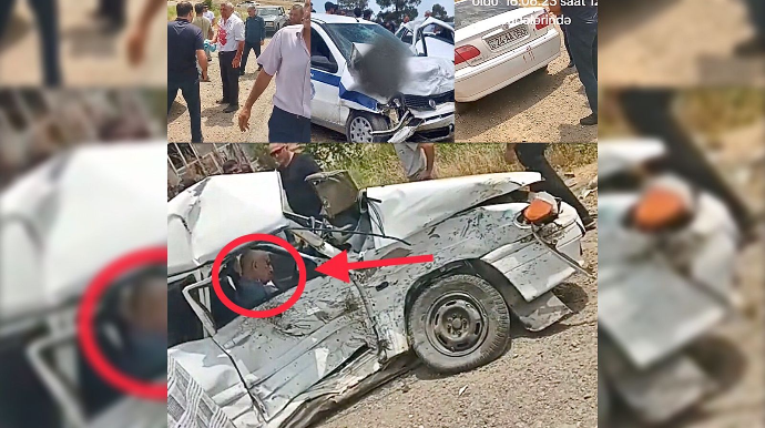 Hacıqabul-Şirvan yolunda ağır qəza: Sürücünün cəsədi sükan arxasında qaldı   - VİDEO