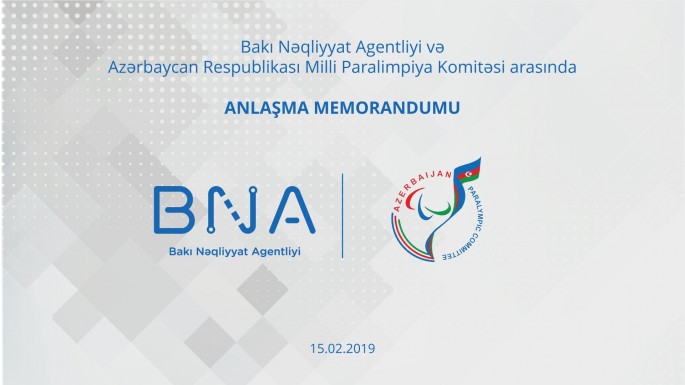 Paralimpiyaçılarımız ehtiyac olan nəqliyyat vasitəsi ilə ödənişsiz təmin ediləcək