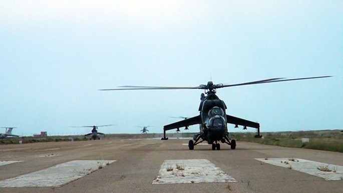 Döyüş aviasiya vasitələrinin yerdəyişməsi həyata keçirilib - FOTO