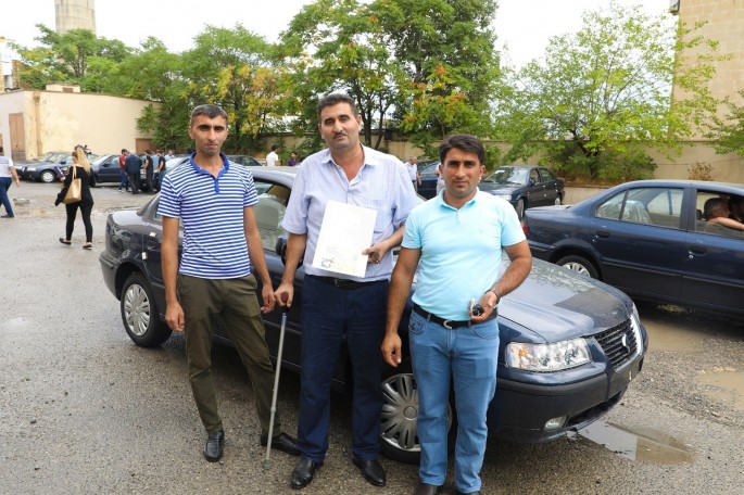 Qarabağ əlillərinə 50 maşın verildi - FOTO