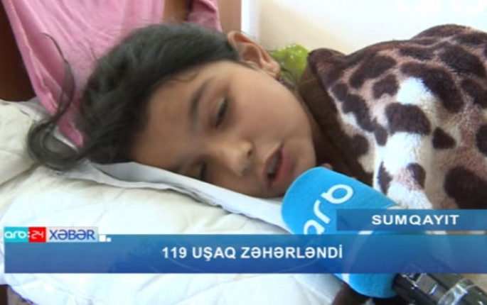 Zəhərlənən uşaqların sayı 119 imiş - Səbəb sudur - VİDEO