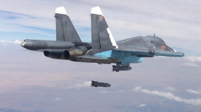 Rusiyanın təyyarəsi yenə öz ərazisini bombaladı 