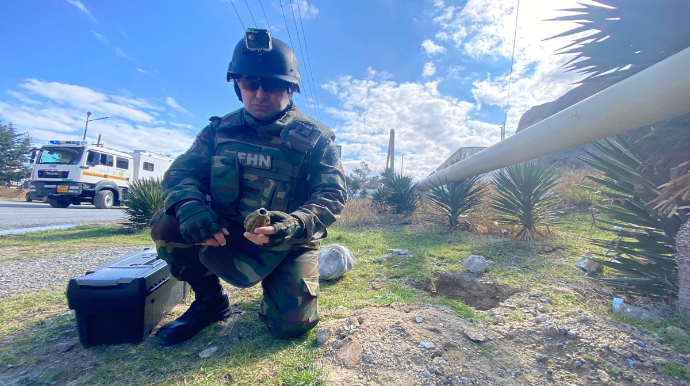 Buzovnada qumbara tapıldı - VİDEO 