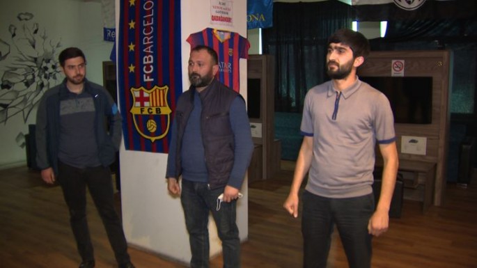 Binəqədidə gizli fəaliyyət göstərən oyun zalı aşkarlanıb - FOTO + VİDEO