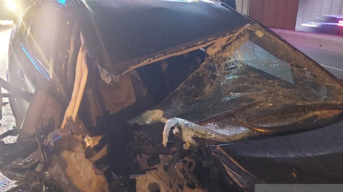 Gəncədə yol qəzası olub, xəsarət alan var 