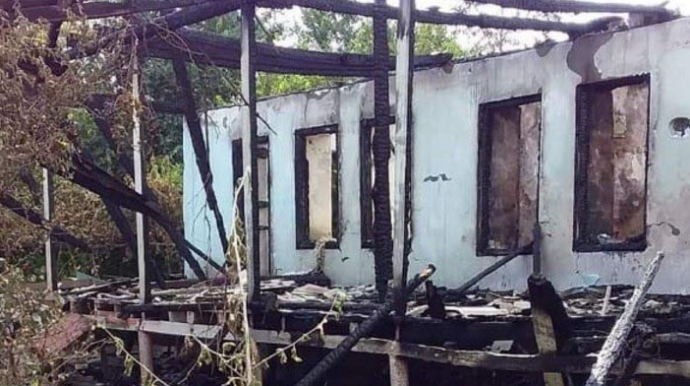 В Зардабе частный дом сгорел дотла  - ФОТО