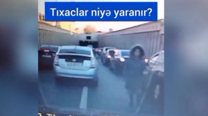 Bakıda tıxacın yaranma səbəblərindən biri də bu imiş - REAL VİDEO