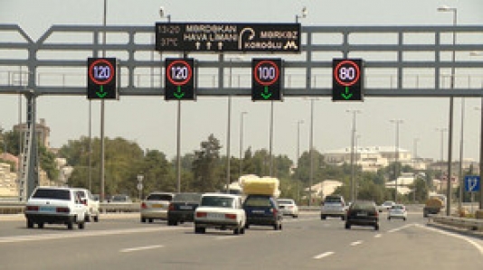 Daha bir neçə yolda sürət həddi aşağı salındı - Bakıda