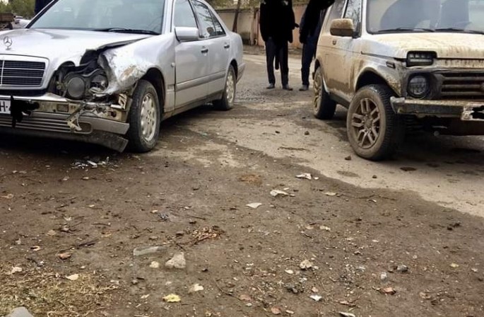 "Mercedes" "Niva" ilə toqquşdu - Biləsuvarda