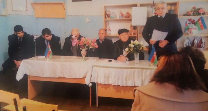 Polis veteranlar öz biliklərini cəmiyyətə aşılayır - FOTO