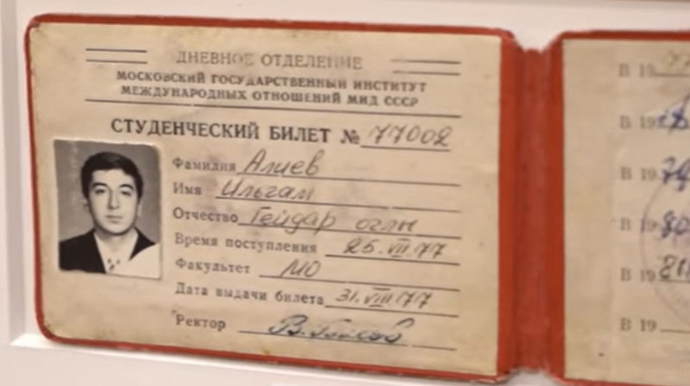 İlham Əliyevin tələbə bileti bu universitetdə qorunur - VİDEO 