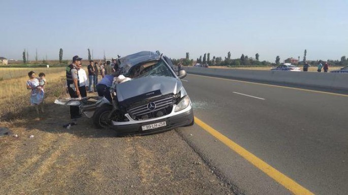 Hövsan-Türkan yolunda qəza: 6 yaralı