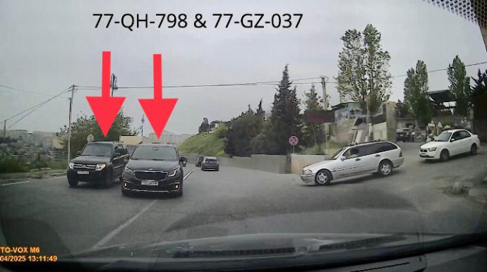 Suraxanıda  yarışan maşınlar sürücü və azyaşlılara qorxulu anlar yaşatdı   - REAL VİDEO