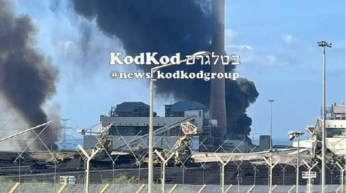 İsrailin ikinci ən böyük elektrik stansiyası vuruldu   - FOTO