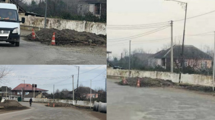 Astarada yolu qazıb sürücülərə təhlükə yaradanlar KİMLƏRDİR?   - FOTO