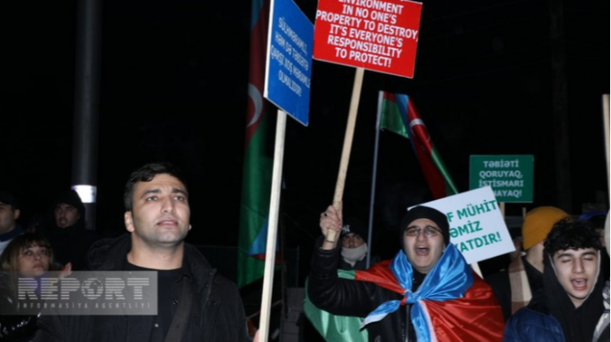 Xankəndi-Laçın yolunda keçirilən etiraz aksiyası doqquz gündür davam edir - VIDEO 