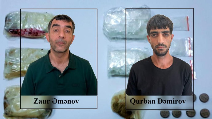 Şirvanda narkotik vasitələr satanlar saxlanıldı - FOTO