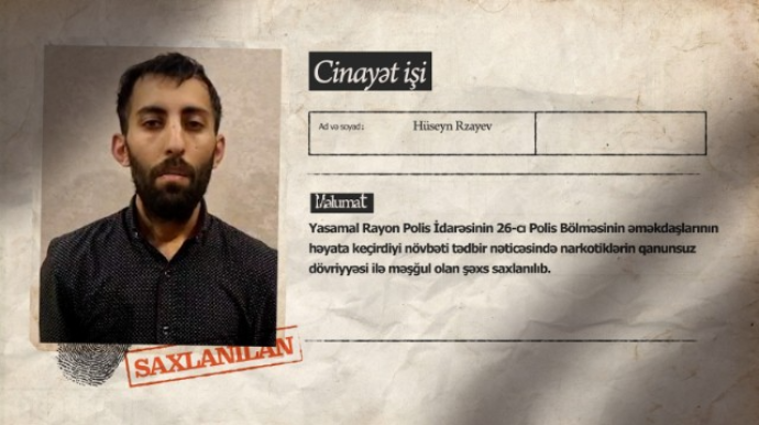 Yasamalda 4 kq narkotik vasitə ələ keçirildi - VİDEO 