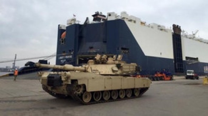 Amerika tankları təlimlərdə iştirak etmək üçün Gürcüstana gətirilib