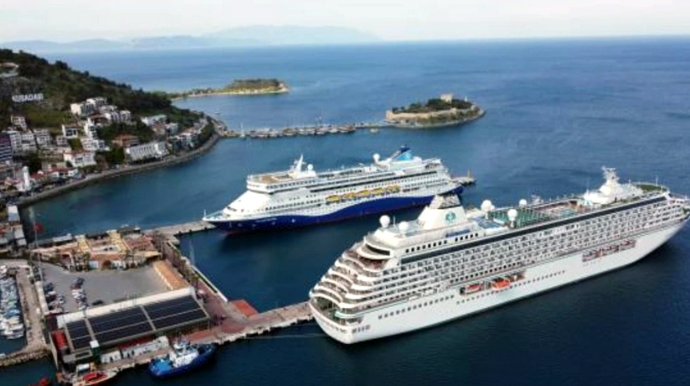 Türkiyənin 18 kruiz limanı cari dövrdə 1,5 milyon sərnişin qəbul edib