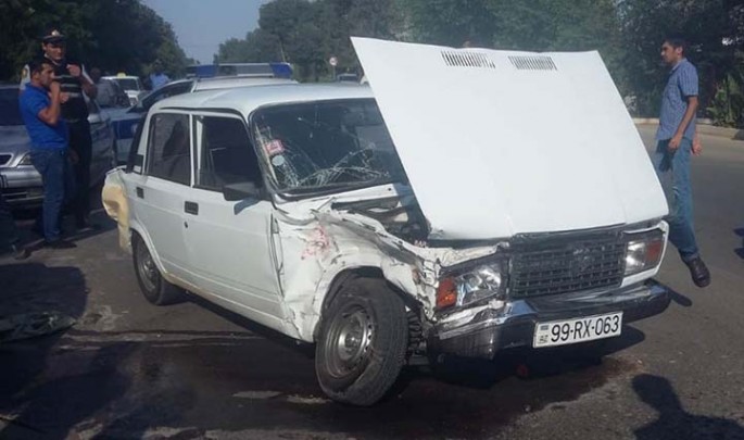 Cəlilabadda iki minik maşını toqquşub - FOTO